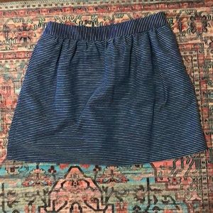 Striped banana republic skirt size 6